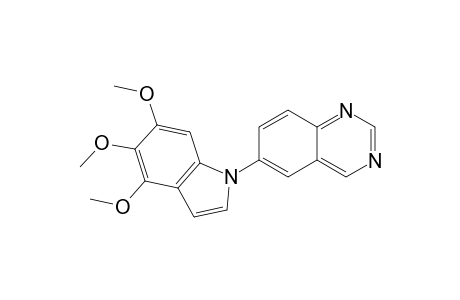 6-(4,5,6-Trimethoxy-indol-1-yl)-quinazoline
