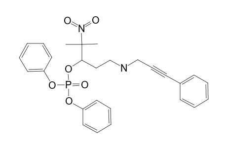 3-(DIPHENYLPHOSPHATOXY)-5-N-PHENYLPROPARGYLAMINO-2-METHYL-2-NITROPENTANE