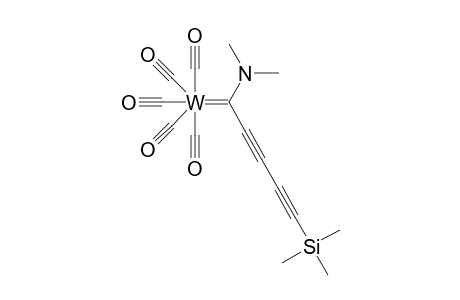 Pentacarbonyl[ 1-dimethylamino-3-trimethylsilyl-2,4-pentadiynylidene] tungsten