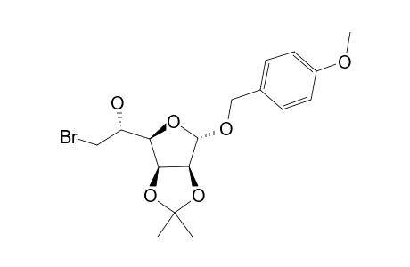 6-BROMO-6-DEOXY-2,3-O-ISOPROPYLIDENE-1-O-(4-METHOXYBENZYL)-L-GULOSE