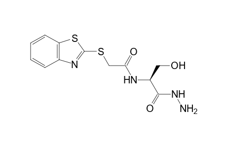 2-Benzothiazolylthioacetyl L-serine hydrazide