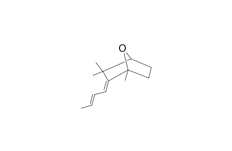 7-OXABICYCLO[2.2.1]HEPTANE, 2-(2-BUTENYLIDENE)-1,3,3-TRIMETHYL-, (E,E_