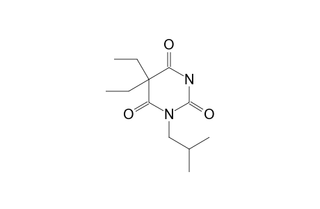 5,5-diethyl-1-isobutyl-barbituric acid