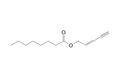 Octanoic acid, pent-2-en-4-ynyl ester