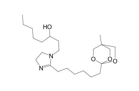 1H-Imidazole-1-propanol, 4,5-dihydro-2-[6-(4-methyl-2,6,7-trioxabicyclo[2.2.2]oct-1-yl)hexyl]-.alpha.-pentyl-