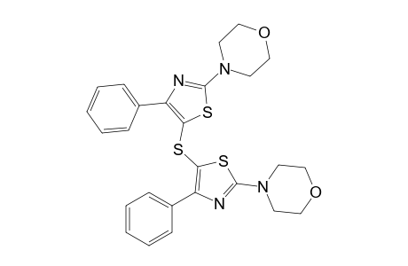 Bis(4-phenyl-2-morpholino-5-thiazolyl)sulfide