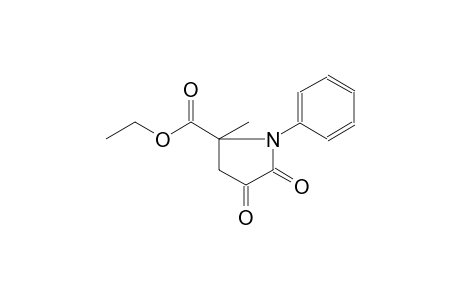 ethyl 2-methyl-4,5-dioxo-1-phenyl-2-pyrrolidinecarboxylate