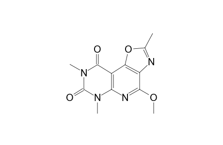 4-Methoxy-2,6,8-trimethyl[1,3]oxazolo[5',4':4,5]pyrido[2,3-d]pyrimidine-7,9(6H,8H)-dione