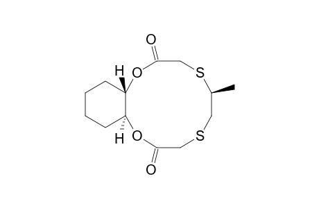 (1S*,6S*,12S*)-6-Methyl-1,12-(tetramethylene)-5,8-dithia-2,11-dioxacyclododecan-3,10-dione
