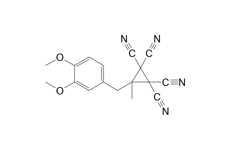 3-methyl-3-veratryl-1,1,2,2-cyclopropanetetracarbonitrile