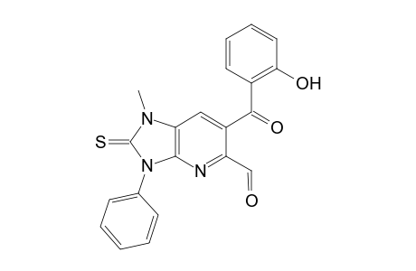6-(2-Hydroxy-benzoyl)-1-methyl-3-phenyl-2-thioxo-2,3-dihydro-1H-imidazo[4,5-b]pyridine-5-carbaldehyde