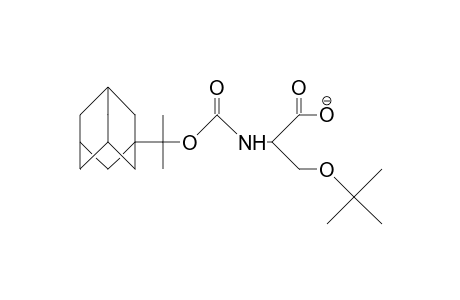 N-[1-(1-Adamantyl)-1-methyl-ethoxycarbonyl]-0-tert-butyl-serine anion