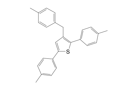 3-(4-Methylbenzyl)-2,5-di-p-tolylthiophene