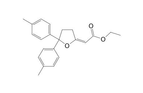 2-[(Ethoxycarbonyl)methylene]-5,5-bis(4-methylphenyl)tetrafuran