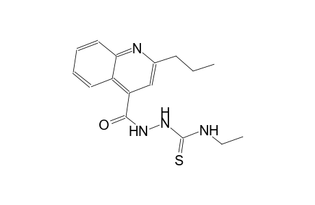 N-ethyl-2-[(2-propyl-4-quinolinyl)carbonyl]hydrazinecarbothioamide