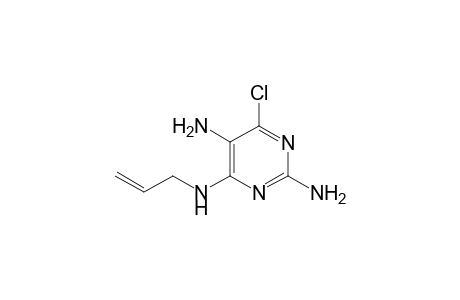 6-Chloro-2,5-diamino-3-(2-ethenylamino)pyrimidine