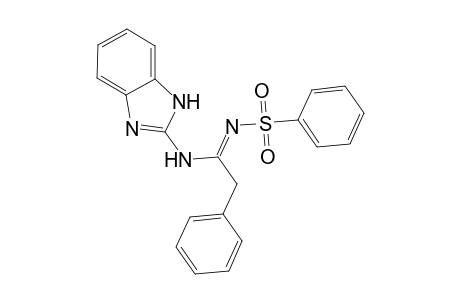 N-(1H-benzo[d]imidazol-2-yl)-2-phenyl-N'-(phenylsulfonyl)acetimidamide