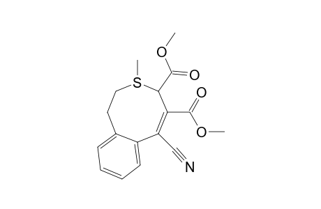 6-CYANO-4,5-BIS-(METHOXYCARBONYL)-3-METHYL-1,2-DIHYDRO-4H-3-THIONIA-BENZOCYClOOCTEN-4-IDE