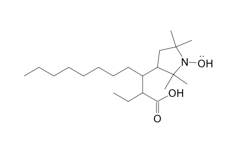 1-Pyrrolidinyloxy, 3-carboxy-4-dodecyl-2,2,5,5-tetramethyl-, trans-