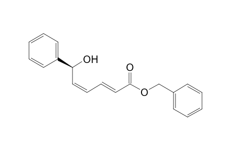 (2E,4Z,6S)-6-hydroxy-6-phenyl-hexa-2,4-dienoic acid benzyl ester