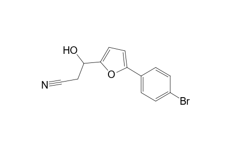 3-[5-(4-Bromophenyl)furan-2-yl]-3-hydroxypropanenitrile