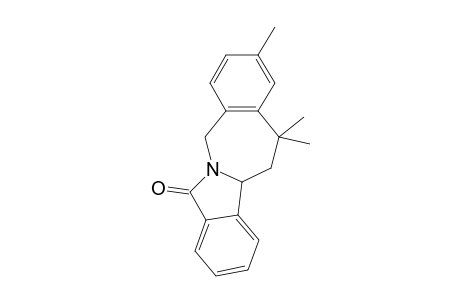 2,13,13-Trimethyl-7-oxo-5,11b,12,13-tetrahydro-7H-isoindolo[2,1-b]benzazepine