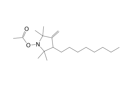 1-Acetoxy-2,2,5,5-tetramethyl-3-methylene-4-octylpyrrolidine