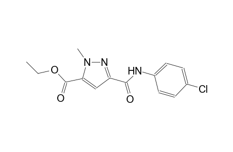ethyl 3-[(4-chloroanilino)carbonyl]-1-methyl-1H-pyrazole-5-carboxylate