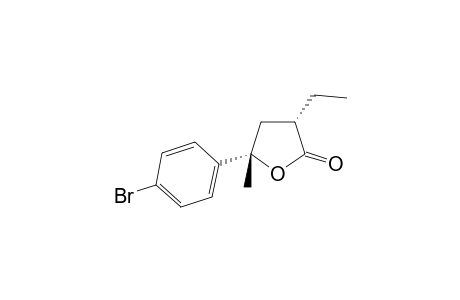 (3S,5S)-5-(4-bromophenyl)-3-ethyl-5-methyl-2-oxolanone