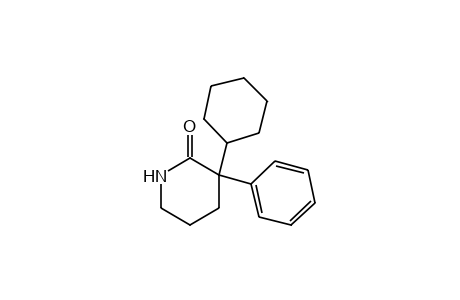 3-CYCLOHEXYL-3-PHENYL-2-PIPERIDONE