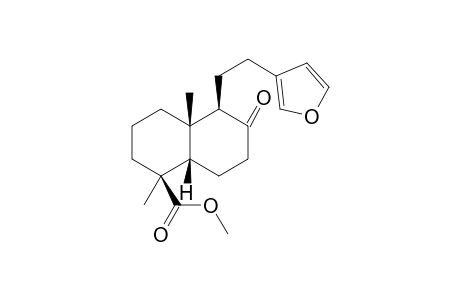 Methyl 17-nor-8-oxo-15,16-epoxy-13(16),14-labdadien-18-oate