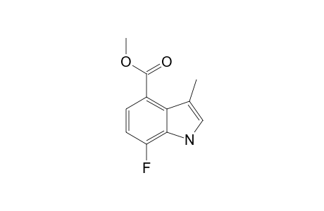 7-FLUORO-3-METHYL-1H-INDOLE-4-CARBOXYLIC-ACID-METHYLESTER