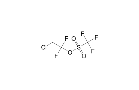 trifluoromethanesulfonic acid (2-chloro-1,1-difluoro-ethyl) ester