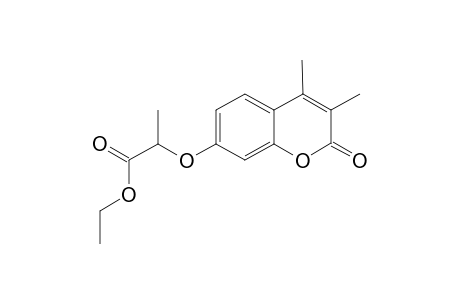 2-(3,4-Dimethyl-2-oxo-2H-chromen-7-yloxy)-propionic acid ethyl ester