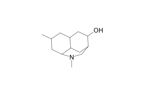 3,5-Ethanoquinolin-10-ol, decahydro-1,7-dimethyl-, [3R-(3.alpha.,4a.beta.,5.alpha.,7.beta.,8a.beta.,10R*)]-