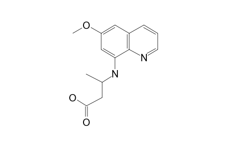 3-[6-Methoxy-8-quinolylamino]butyric acid