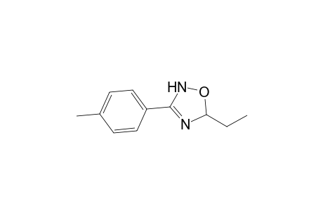1,2,4-Oxadiazole, 5-ethyl-4,5-dihydro-3-(4-methylphenyl)-