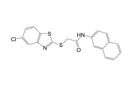 2-[(5-chloro-1,3-benzothiazol-2-yl)sulfanyl]-N-(2-naphthyl)acetamide