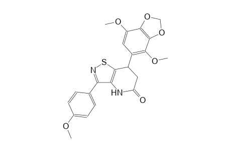 isothiazolo[4,5-b]pyridin-5(4H)-one, 7-(4,7-dimethoxy-1,3-benzodioxol-5-yl)-6,7-dihydro-3-(4-methoxyphenyl)-