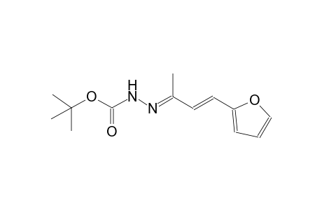 tert-butyl (2E)-2-[(2E)-3-(2-furyl)-1-methyl-2-propenylidene]hydrazinecarboxylate