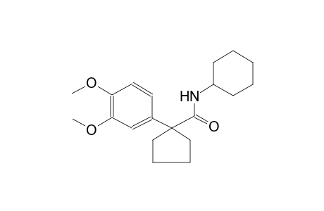 cyclopentanecarboxamide, N-cyclohexyl-1-(3,4-dimethoxyphenyl)-