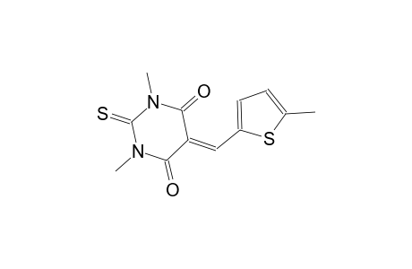 1,3-dimethyl-5-[(5-methyl-2-thienyl)methylene]-2-thioxodihydro-4,6(1H,5H)-pyrimidinedione
