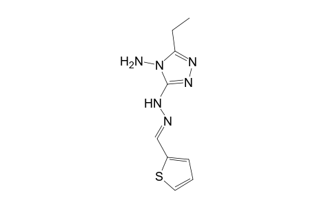 2-Thiophenecarbaldehyde (4-amino-5-ethyl-4H-1,2,4-triazol-3-yl)hydrazone
