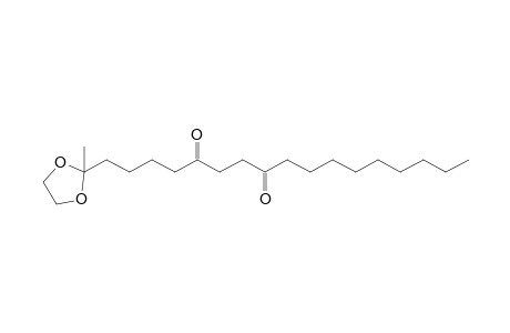 1-(2-Methyl-1,3-dioxolan-2-yl)heptadecane-5,8-dione