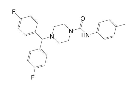 1-piperazinecarboxamide, 4-[bis(4-fluorophenyl)methyl]-N-(4-methylphenyl)-