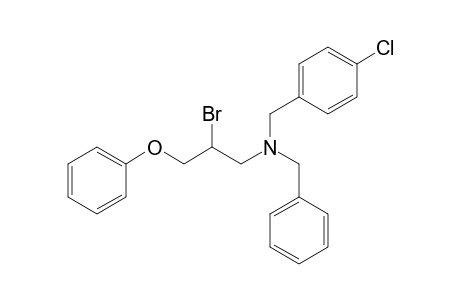 N-Benzyl-N-(2-bromo-3-phenoxypropyl)-N-(4-chlorobenzyl)amine