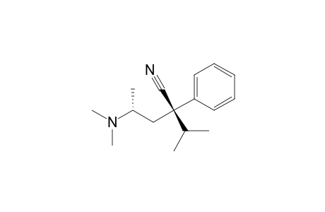 (2R,4R)-4-(dimethylamino)-2-isopropyl-2-phenyl-valeronitrile