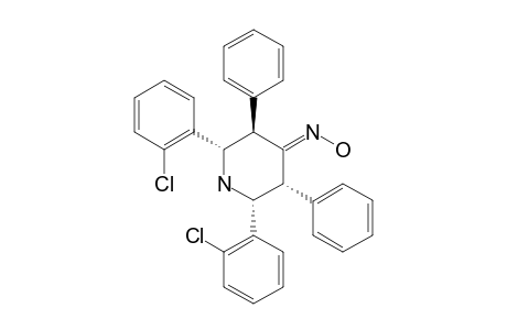 2,6-DI-(2-CHLOROPHENYL)-3,5-DIPHENYL-PIPERIDIN-4-ONE-OXIME