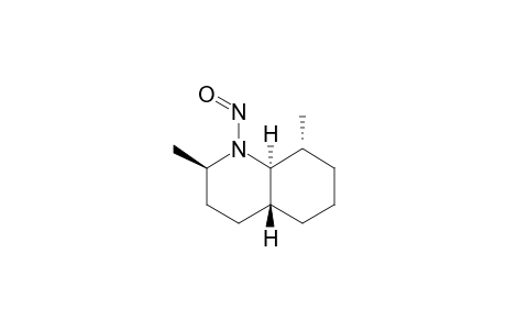 N-Nitroso-2.beta.,8.alpha.-dimethyl-trans-decahydroquinoline