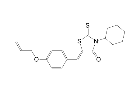 (5Z)-5-[4-(allyloxy)benzylidene]-3-cyclohexyl-2-thioxo-1,3-thiazolidin-4-one